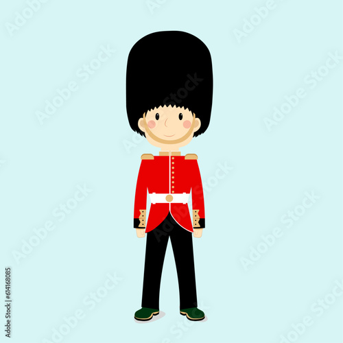 Beefeater soldier guardhouse - London - symbols - detailed
