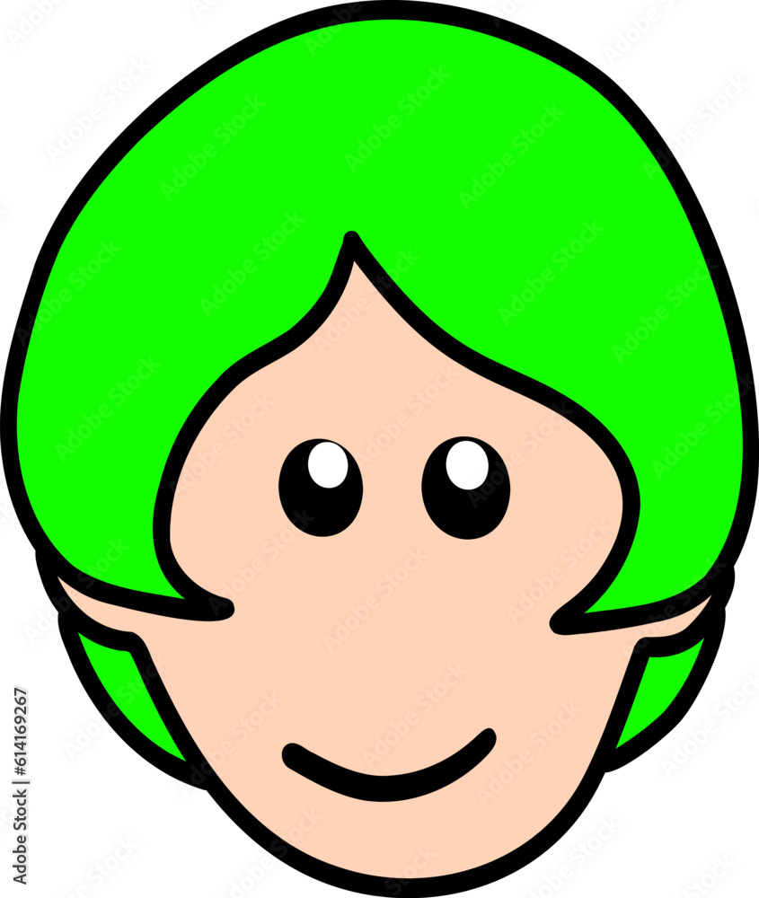 Obraz premium Cartoon face