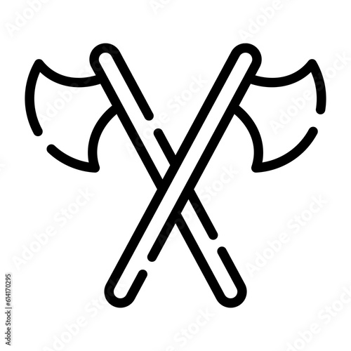 Two Axes is a symbom of warrior photo