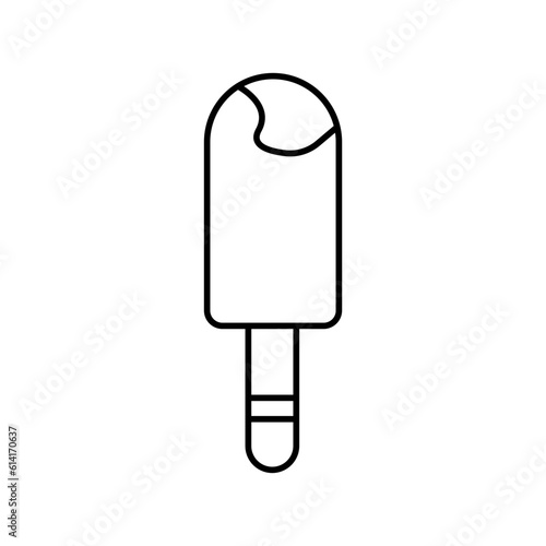 Ice cream Outline Vector Icon that can easily edit or modify