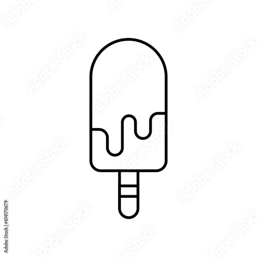  Ice cream Outline Vector Icon that can easily edit or modify