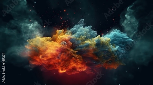 lights of space HD 8K wallpaper Stock Photographic Image
