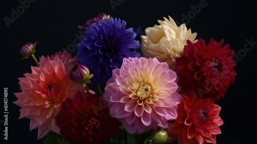 bouquet of chrysanthemums HD 8K wallpaper Stock Photographic Image © Ahmad