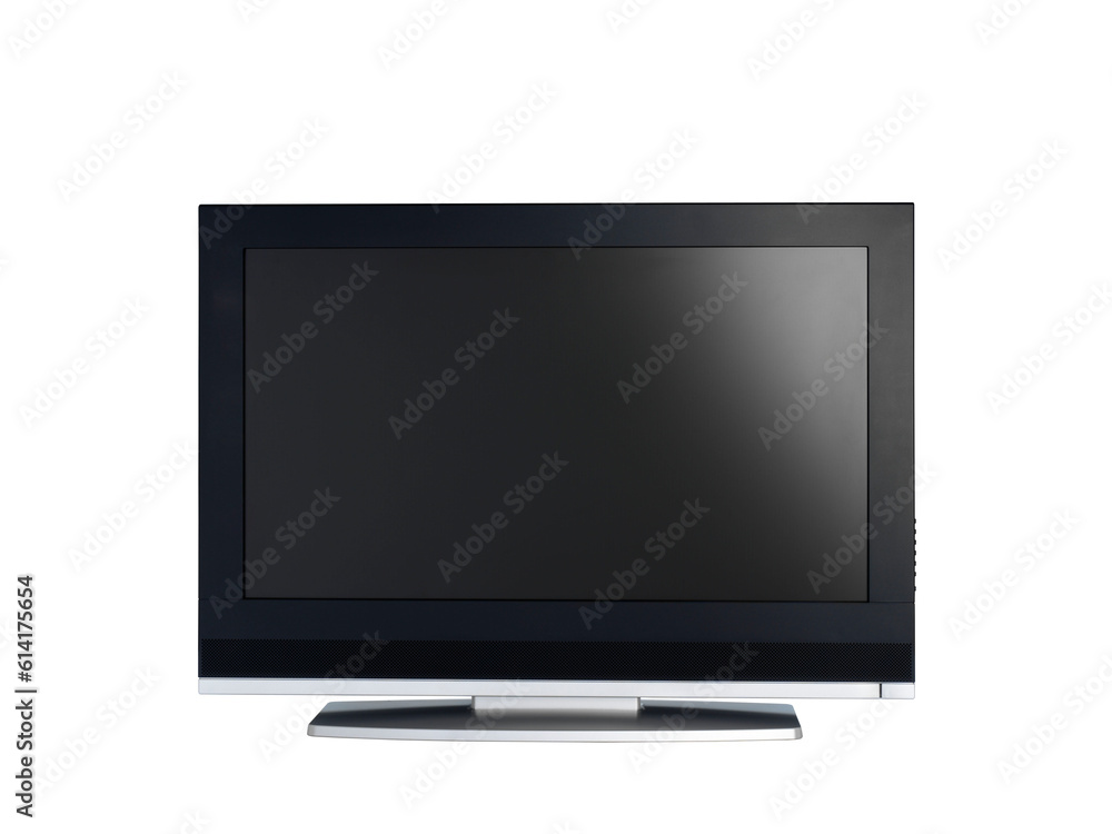 LCD television or computer screen isolated LCD television or computer screen isolated