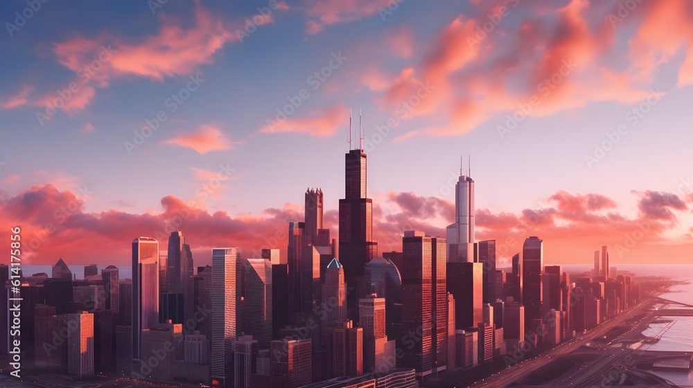 Immerse yourself in the dynamic charm of chicago's skyline
