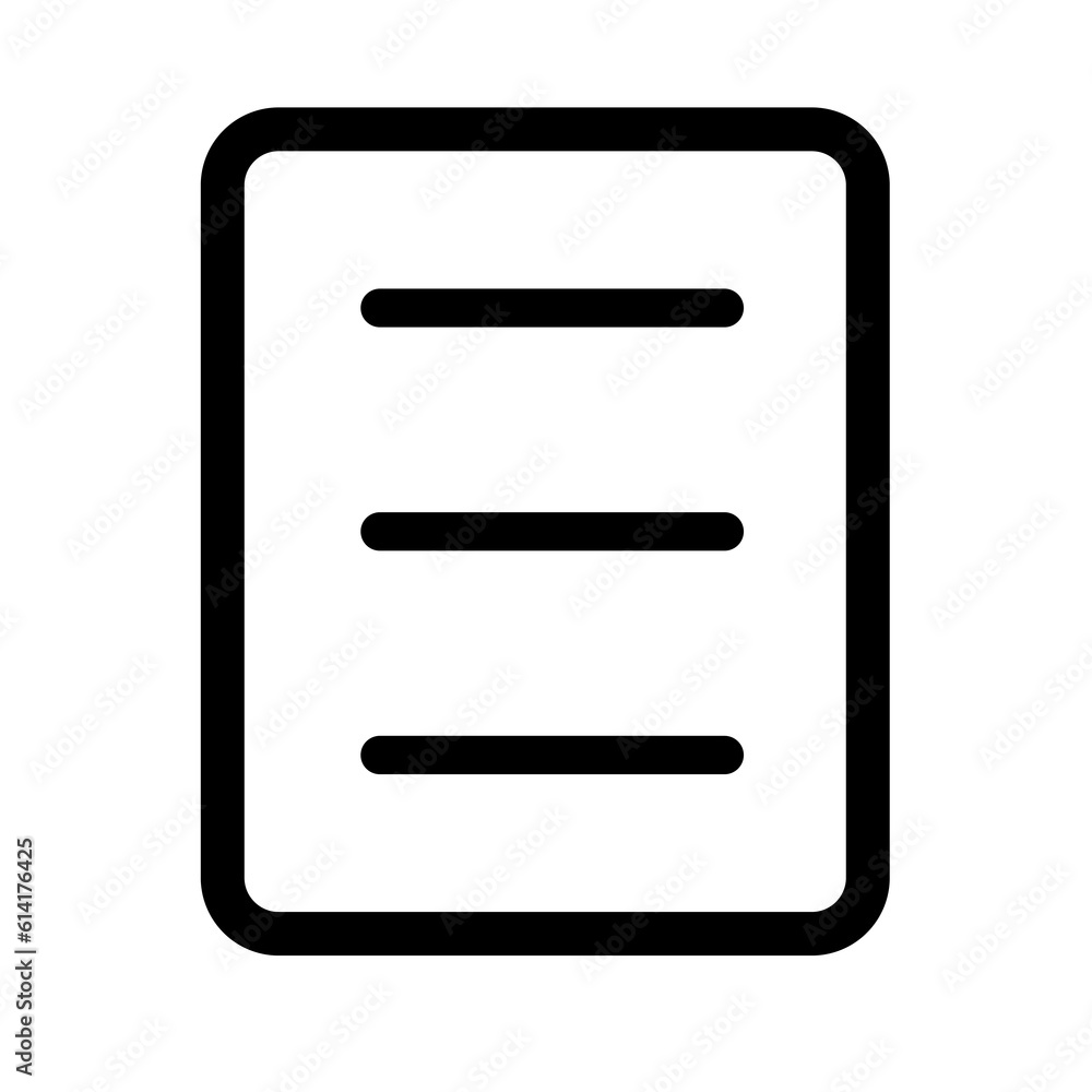 Document icon foe website outline Document icon foe website outline