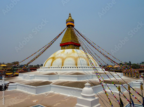 large buddhist stupa