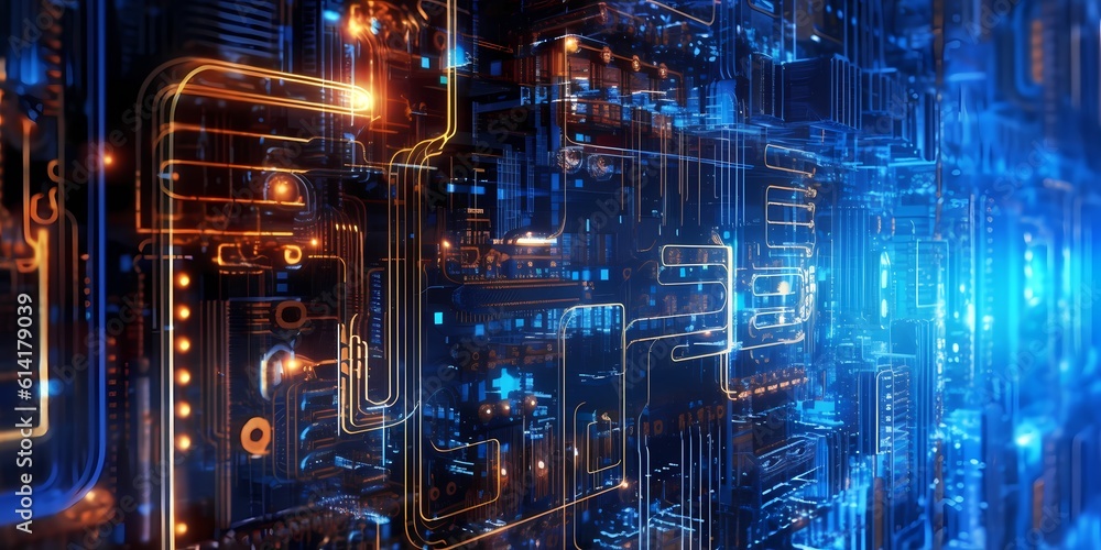 innovation, computer circuit, component, futuristic