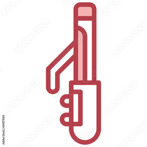 hair curler line icon,linear,outline,graphic,illustration