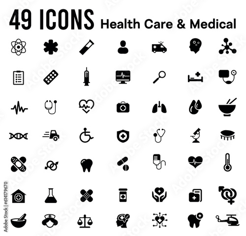 Health care and medical icons