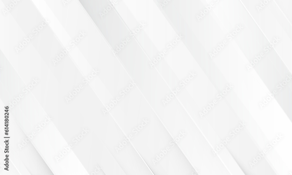Fototapeta premium Gray and white diagonal lines geometric architecture technology abstract modern smooth background vector illustration.
