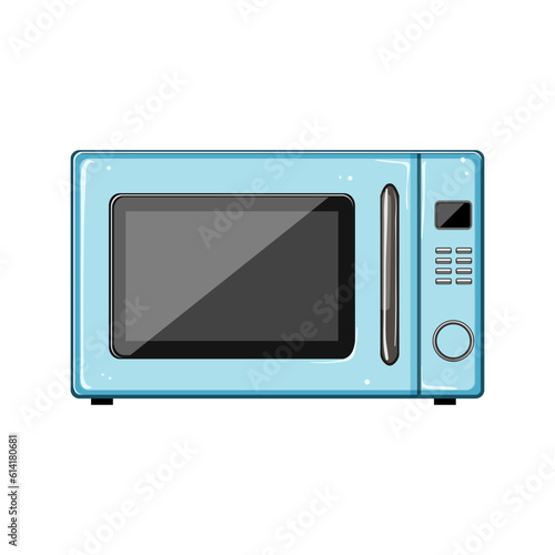 oven microwave kitchen cartoon. food cooking, electric modern oven microwave kitchen sign. isolated symbol vector illustration