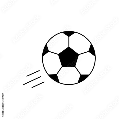 Field ball Glyph Vector Icon that can easily edit or modify

