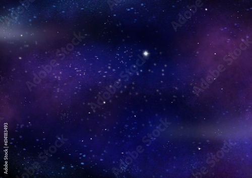 starry night sky galaxy background 