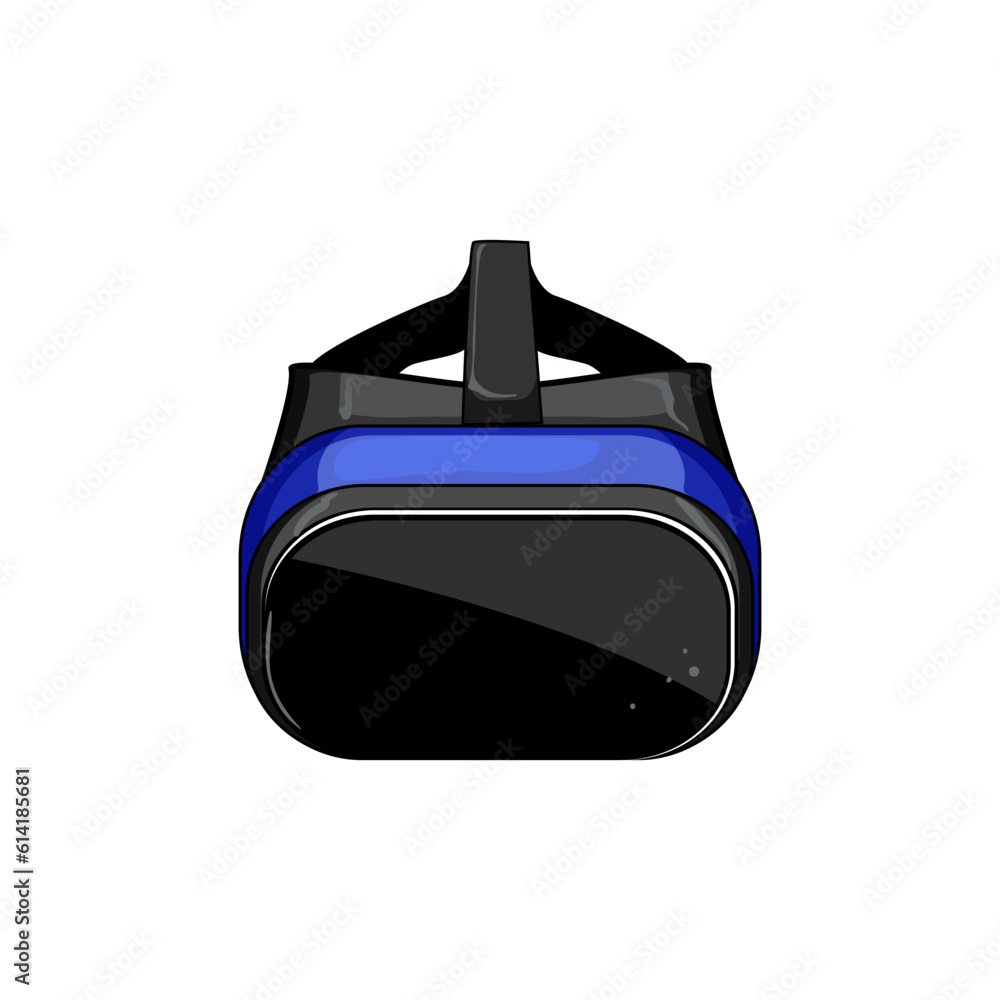modern vr glasses cartoon. future innovation, young reality modern vr glasses sign. isolated symbol vector illustration modern vr glasses cartoon. future innovation, young reality modern vr glasses sign. isolated symbol vector illustration