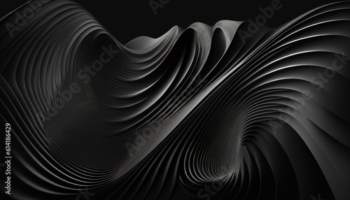 Abstract Wavy Lines Background
Black and White B&W
AI-Generated