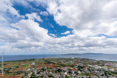 沖縄　伊江島　伊江島タッチューからの景色