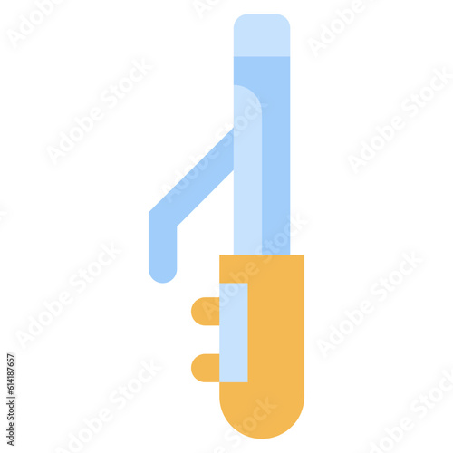 hair curler line icon,linear,outline,graphic,illustration