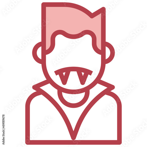 dracula line icon,linear,outline,graphic,illustration