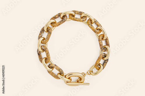 Genesis bracelet in the white background including clipping path