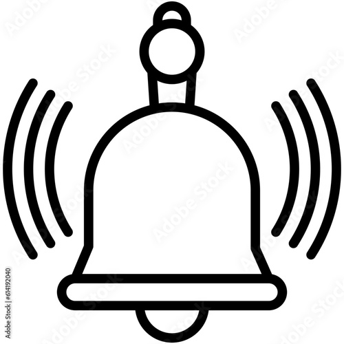bell alarm icons, are often used in design, websites, or applications, banner, flyer to convey specific concepts related to education theme.