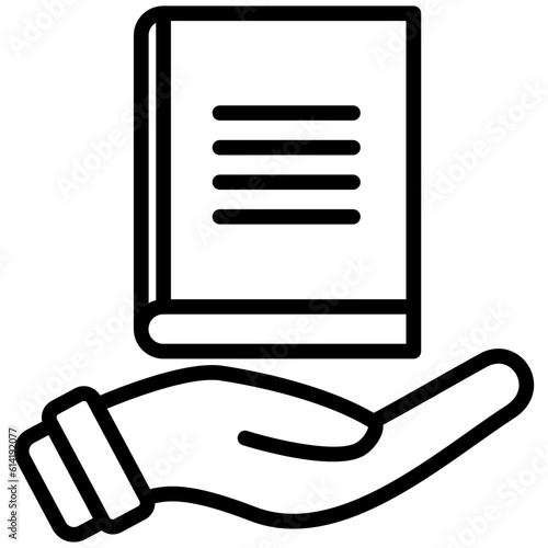 book icons, are often used in design, websites, or applications, banner, flyer to convey specific concepts related to education theme.