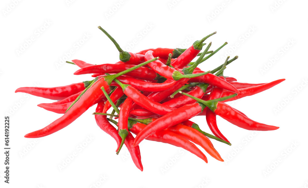 chili with leaf on transparent png