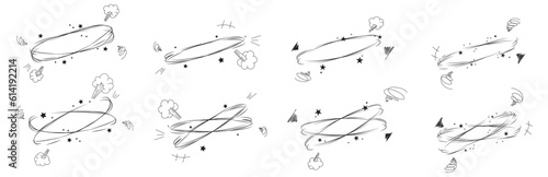 headache confused and dizzy cartoon effect doodle comic funny abstract