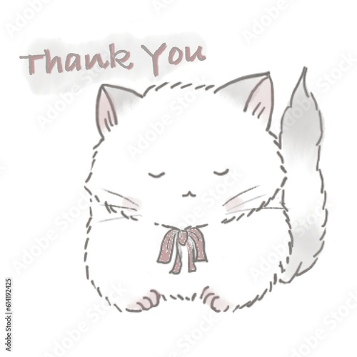 Miri little cat being happy with her daily life