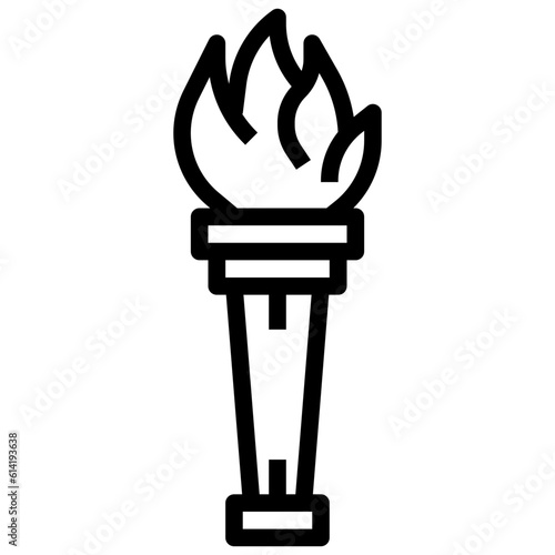 fire line icon,linear,outline,graphic,illustration