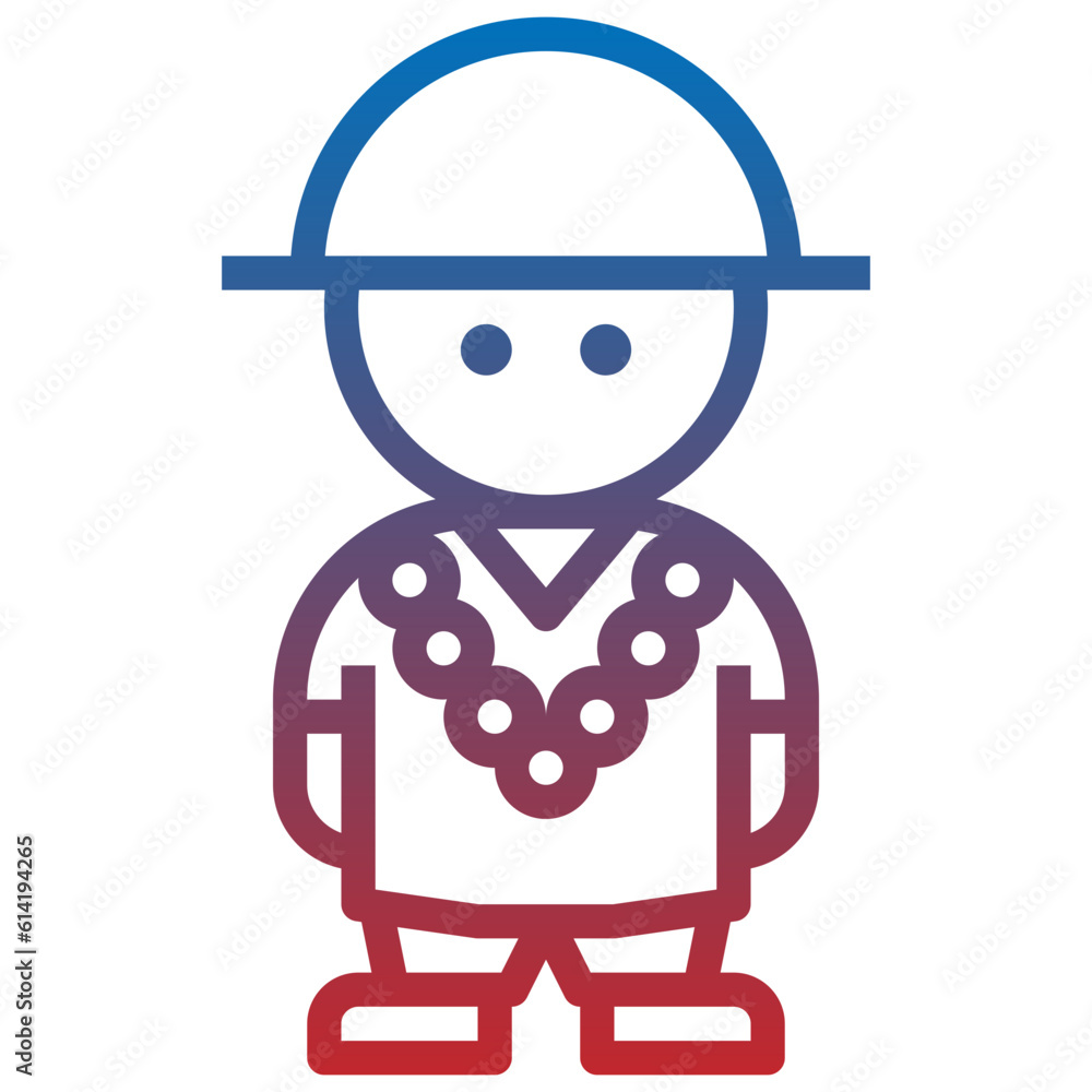 hawaiian line icon,linear,outline,graphic,illustration hawaiian line icon,linear,outline,graphic,illustration