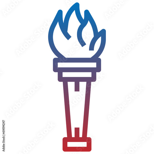 fire line icon,linear,outline,graphic,illustration