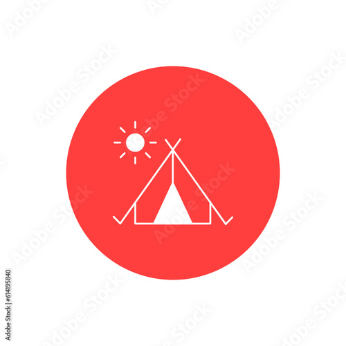 Free Download Tour camp Vector Icon with trendy background colors that can easily edit or modify

 - GFXLoad