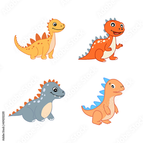 set of dinosaurs © Maria Gutsol