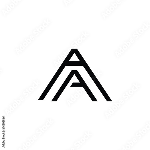 AA Monogram Logo Design Idea