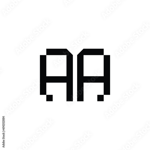 AA Monogram Logo Design Idea