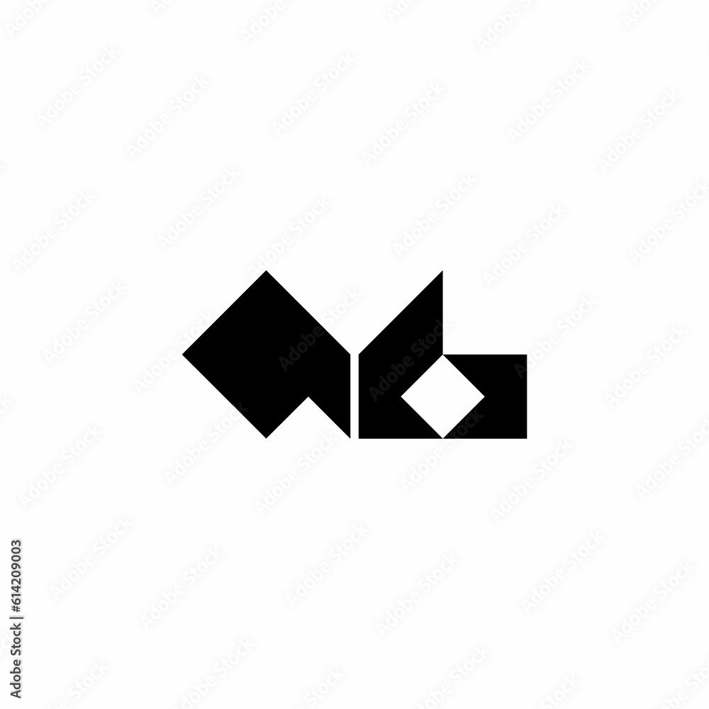 AB Monogram Logo Design Idea AB Monogram Logo Design Idea