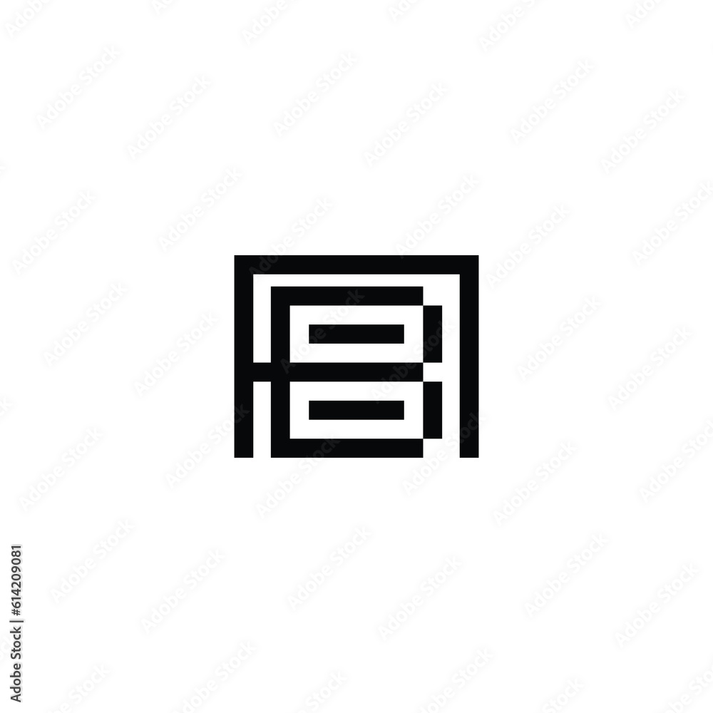 AB Monogram Logo Design Idea AB Monogram Logo Design Idea