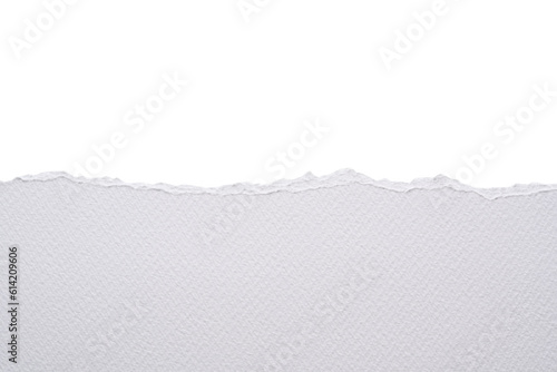 Papel rasgado blanco sobre fondo blanco, recurso gráfico