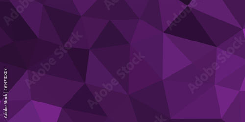 abstract purple geometric background with triangles for business