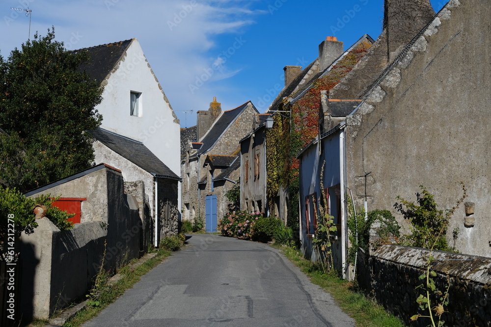 In the street of Kervalet. Summer 2022, France. In the street of Kervalet. Summer 2022, France.
