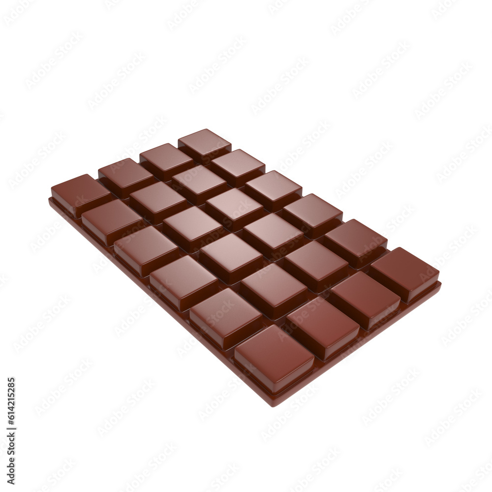 delicious Dark chocolate bar 3d illustration render delicious Dark chocolate bar 3d illustration render