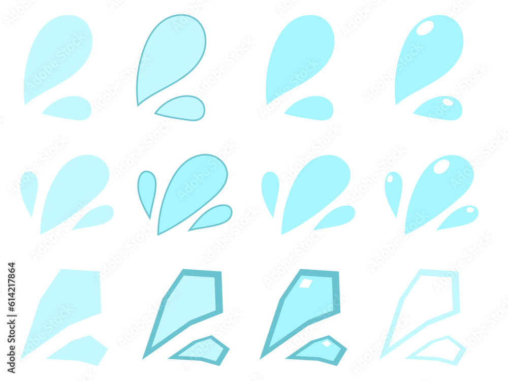 Obraz premium Impatience, water droplets 1