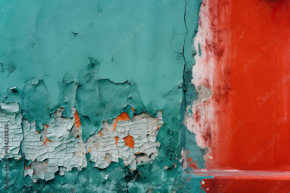 Fototapeta premium old paint on the wall,minimalist architectural photograph textured wall ,old painted wall,old wall background