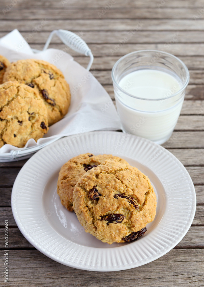 Oat and wheat germ cookies Oat and wheat germ cookies