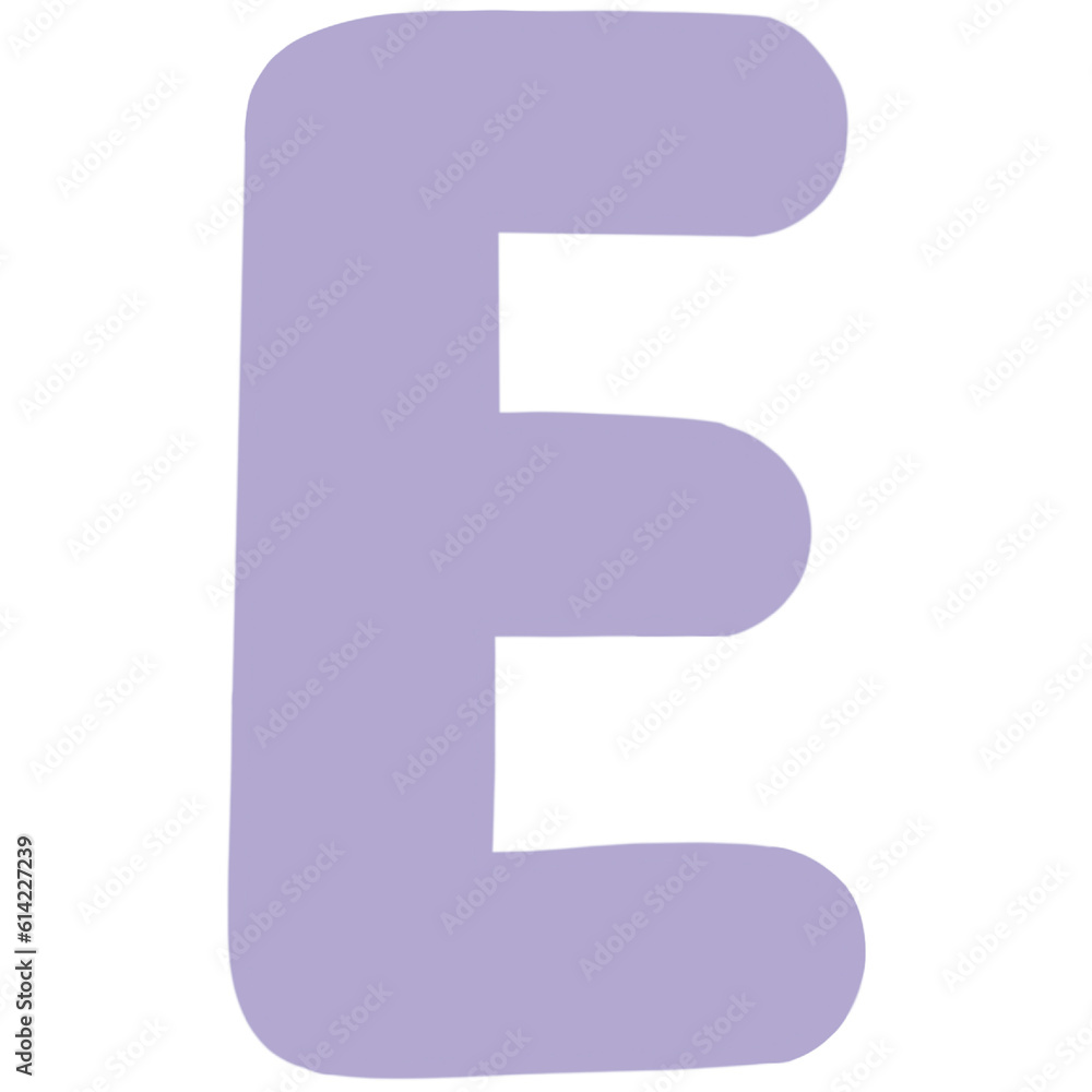 Blue and purple tones of font, English alphabet Blue and purple tones of font, English alphabet