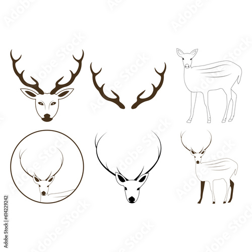 deer vector element design