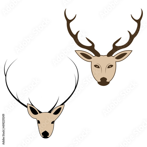 deer icon vector illustration