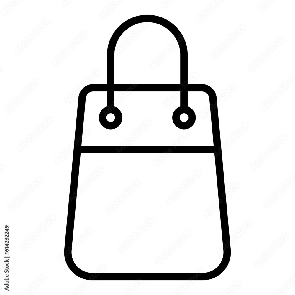 Shopping bag icon with transparent background Shopping bag icon with transparent background