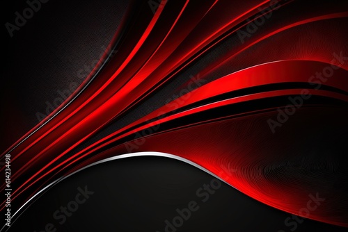 black and red abstract background generated by ai